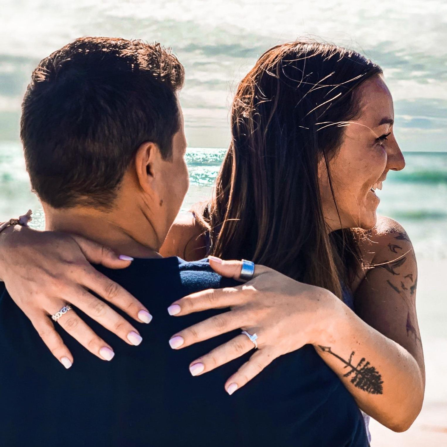 Engagement pics in Cardiff- by- the- Sea