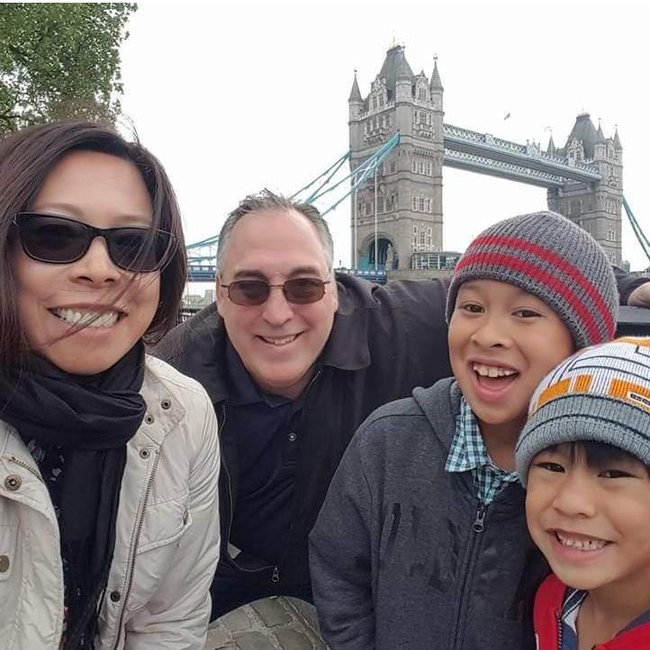 Photo op by the Tower Bridge of London, UK 2016