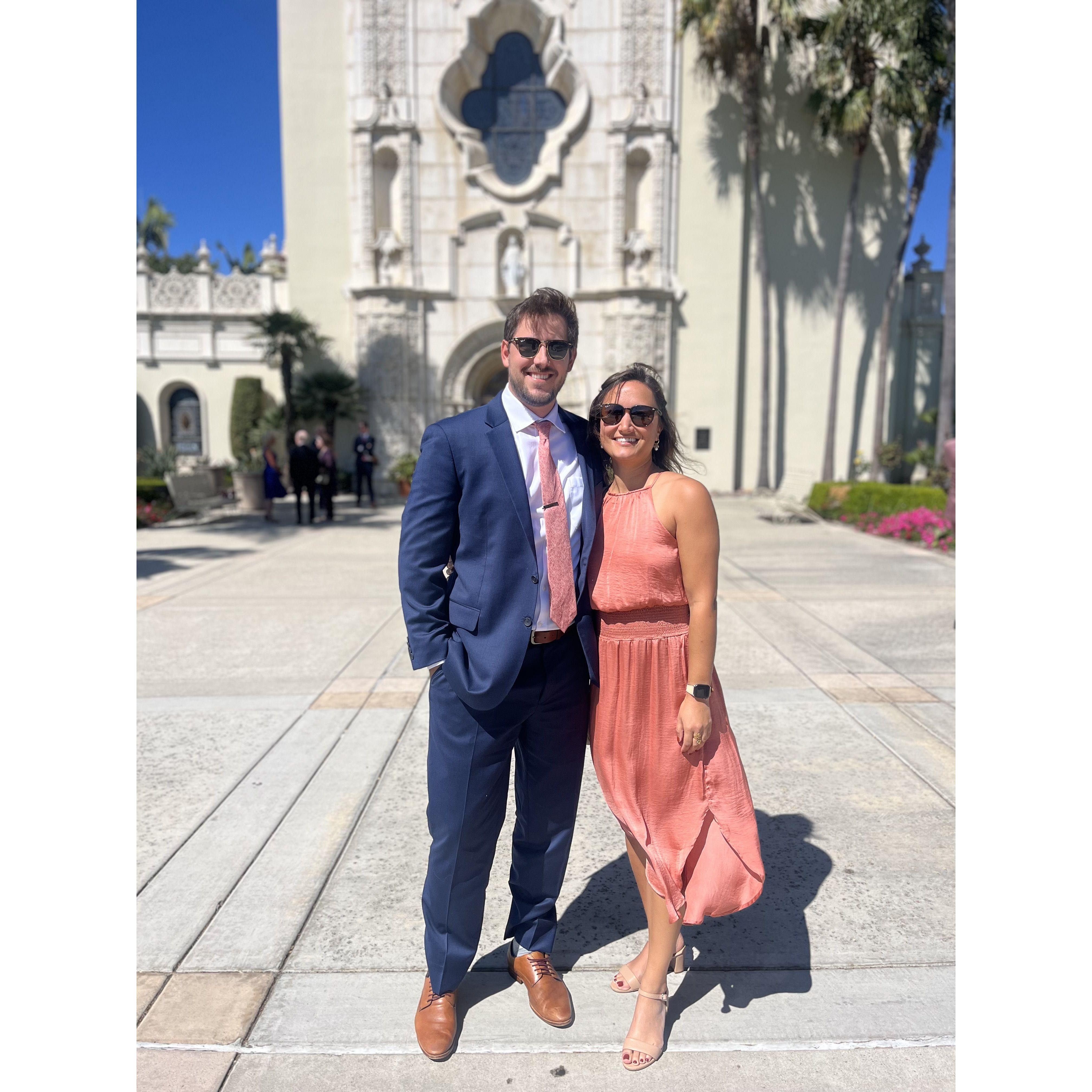 in San Diego for Adam's friends Bill & Gwen's wedding!