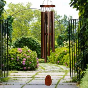 Woodstock Chimes 32-in Bronze Metal Wind Chime