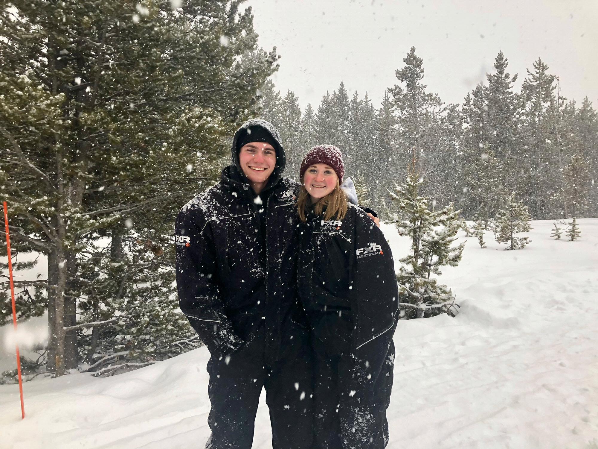 We travelled to Yellowstone National Park during President’s Day Weekend in 2018 with the Novak family! The weekend was spent snowmobiling and sightseeing (and Madi froze the entire trip)!