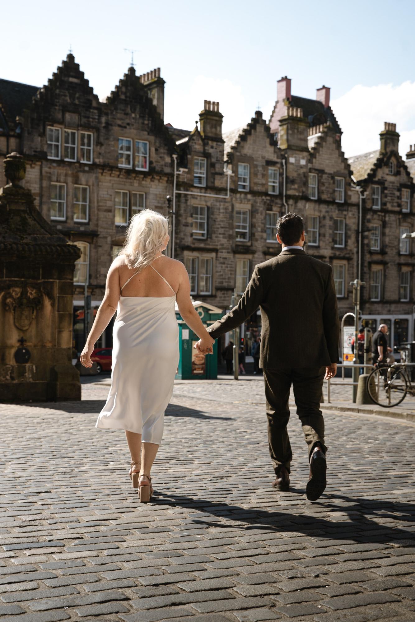 Strolling through Edinburgh