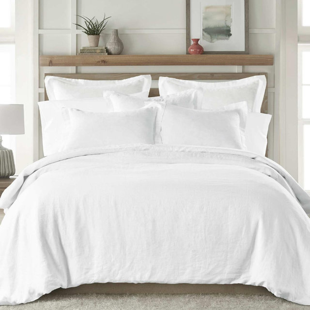 French Flax Washed Linen Duvet Cover-KING