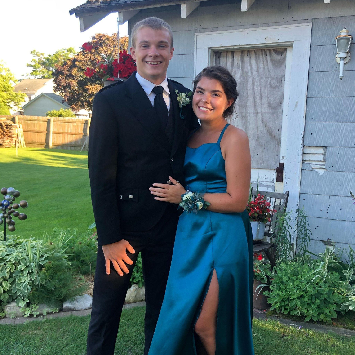 We went to prom together in July 2020