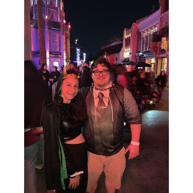 We visited Universal Studios on Halloween