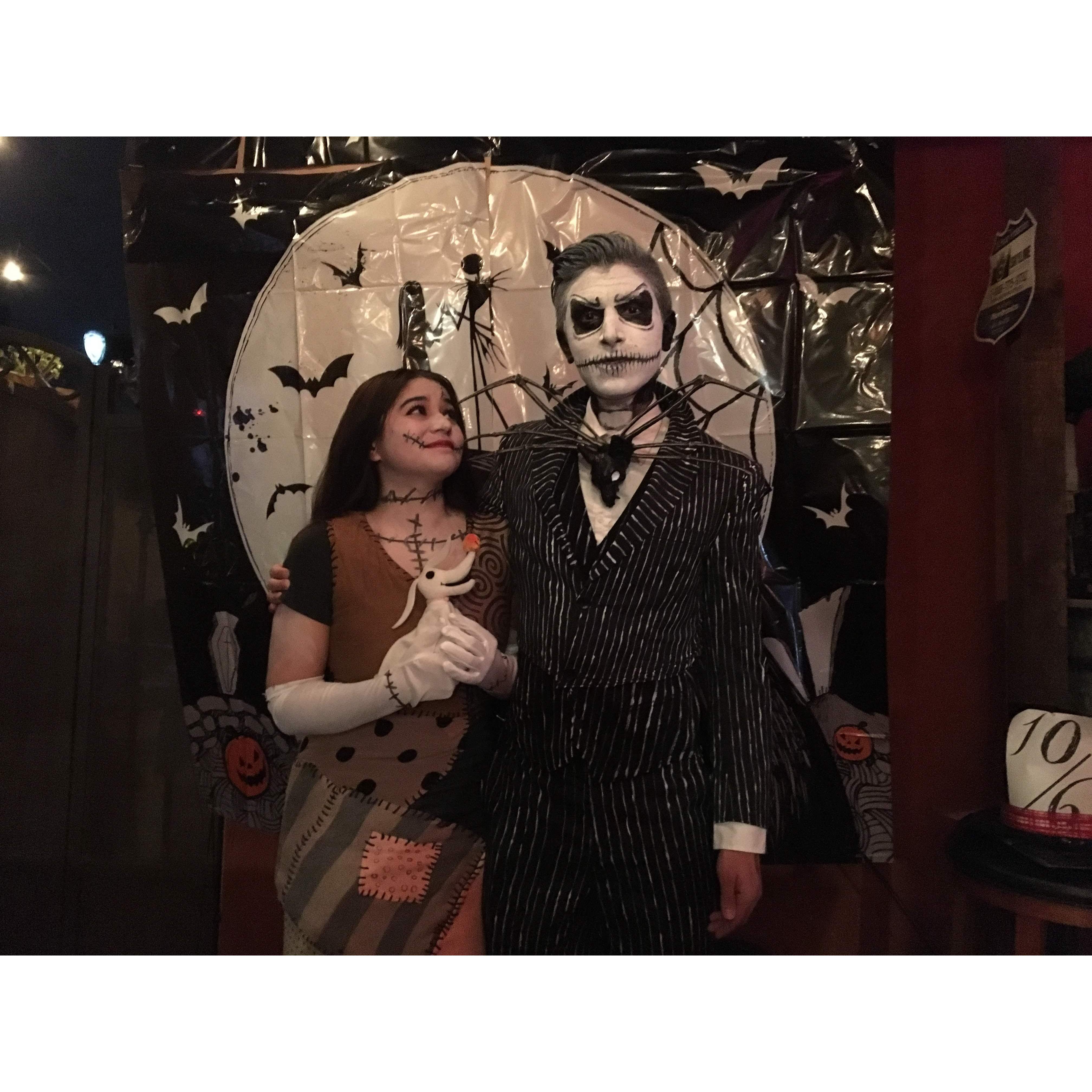 "We can live like Jack and Sally if we want" Halloween 2018