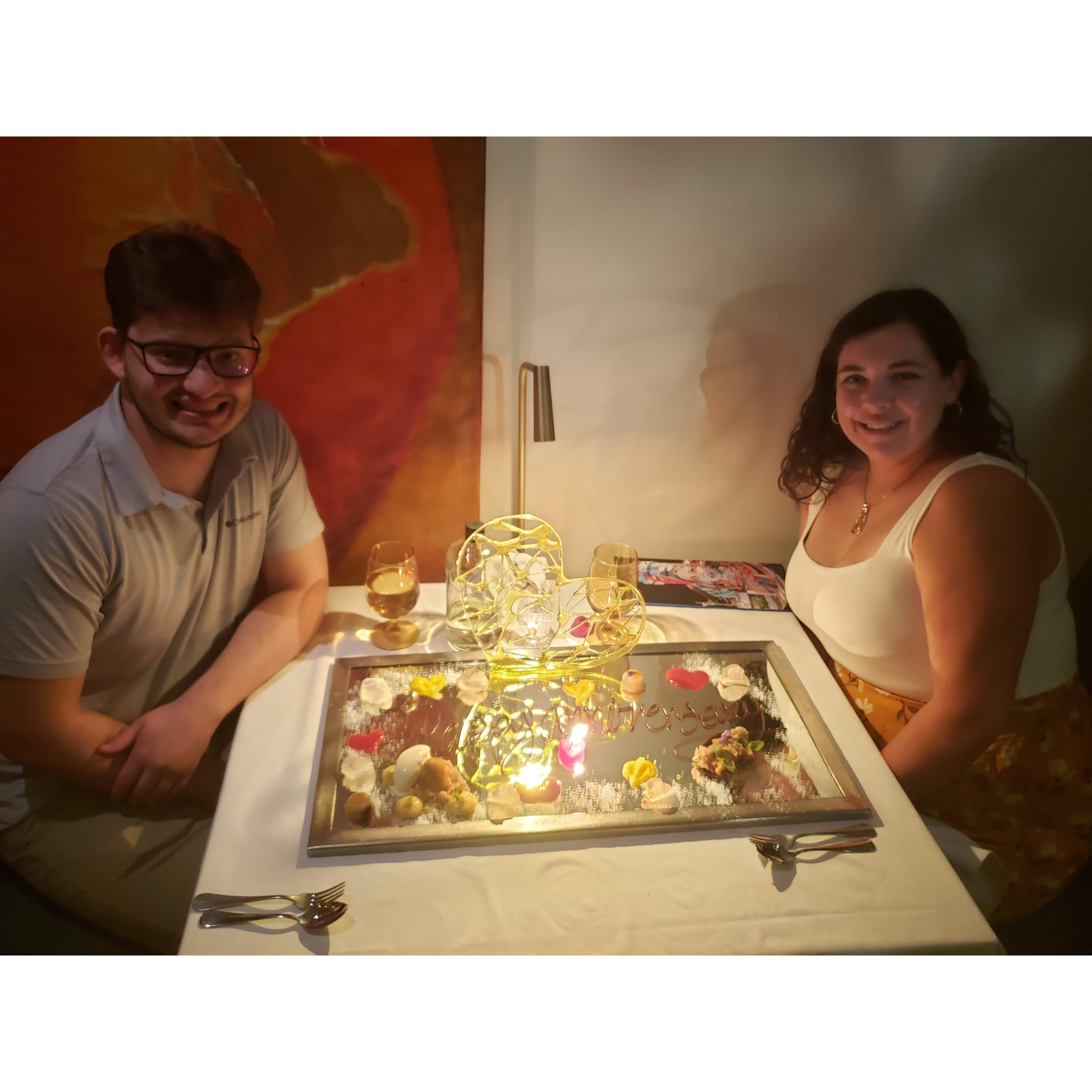 The night Wyatt proposed in Puerto Vallarta.