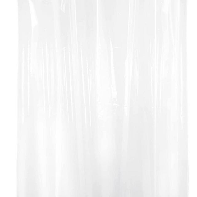 Uigos Shower Curtain Liner 72" W x 72" H PEVA 3G with Heavy Magnet Inserts Lightweight Plastic Bathroom Clear
