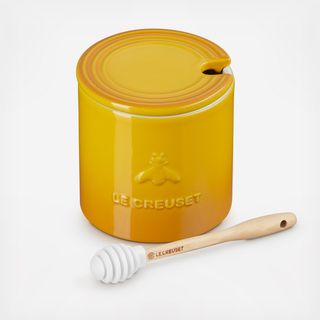 Signature Honey Pot & Honey Dipper Set