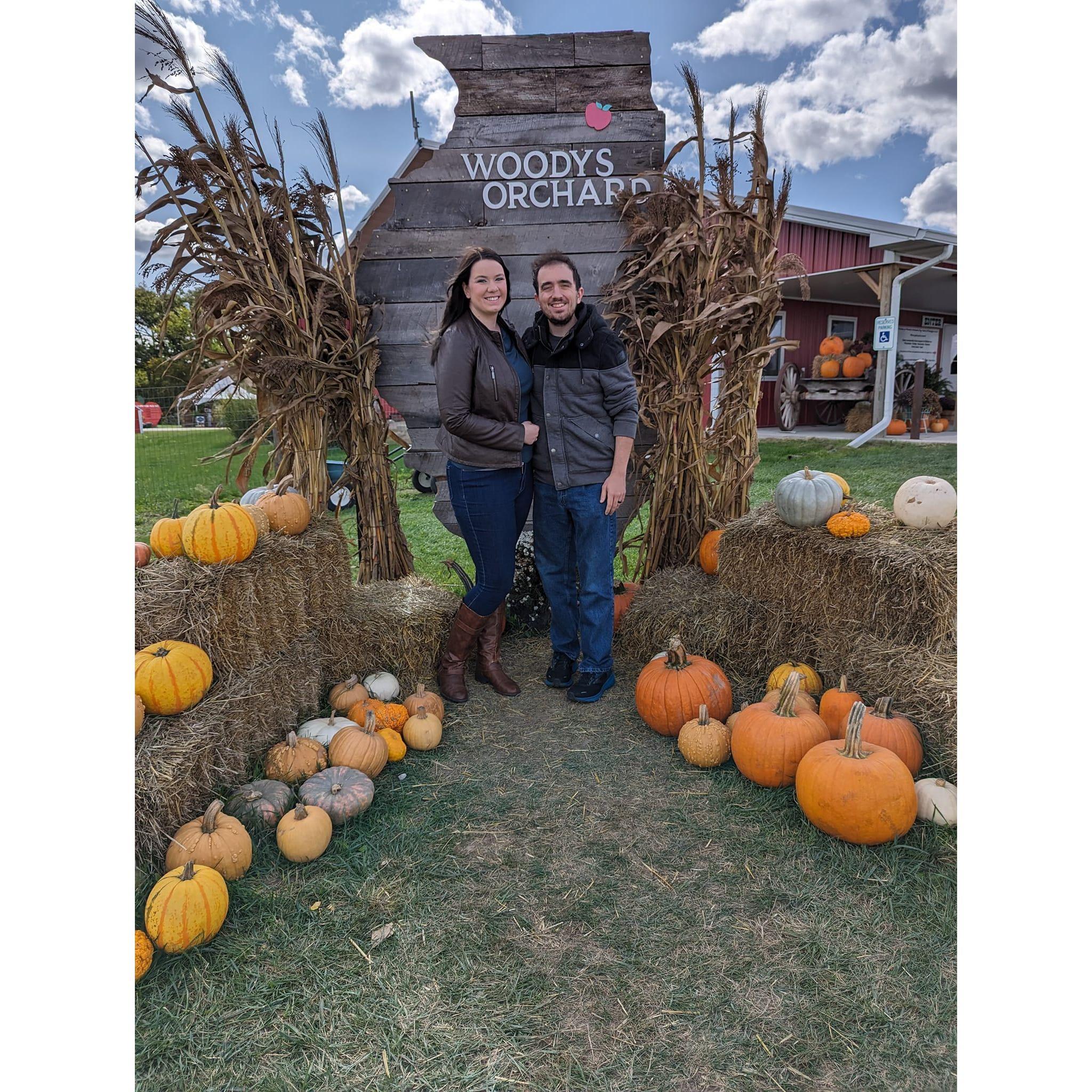 2nd annual apple picking trip.