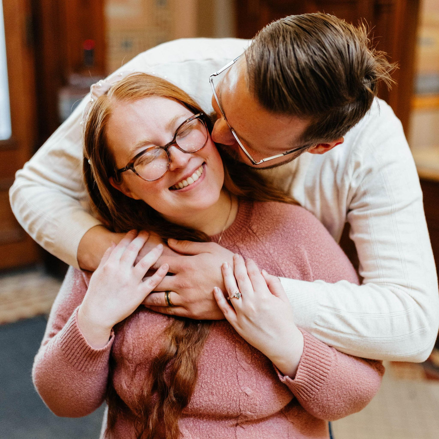 Our Engagement Photos at the Iowa State Capitol! -Courtesy of Peridot & Lace ❤️