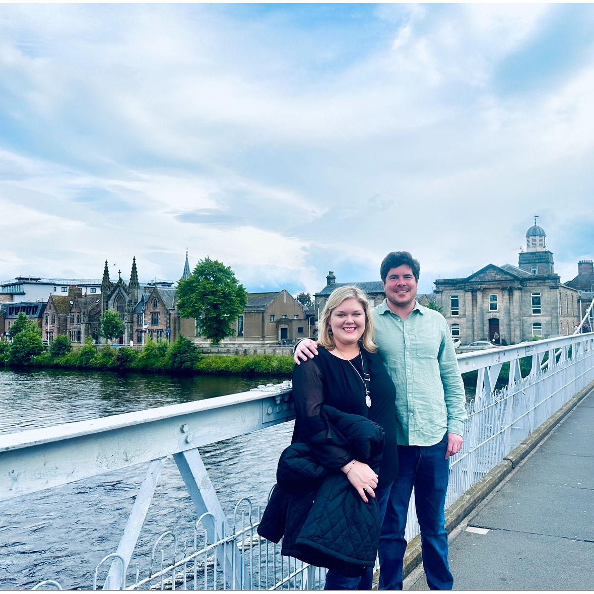 Walking the river in Inverness, Scotland