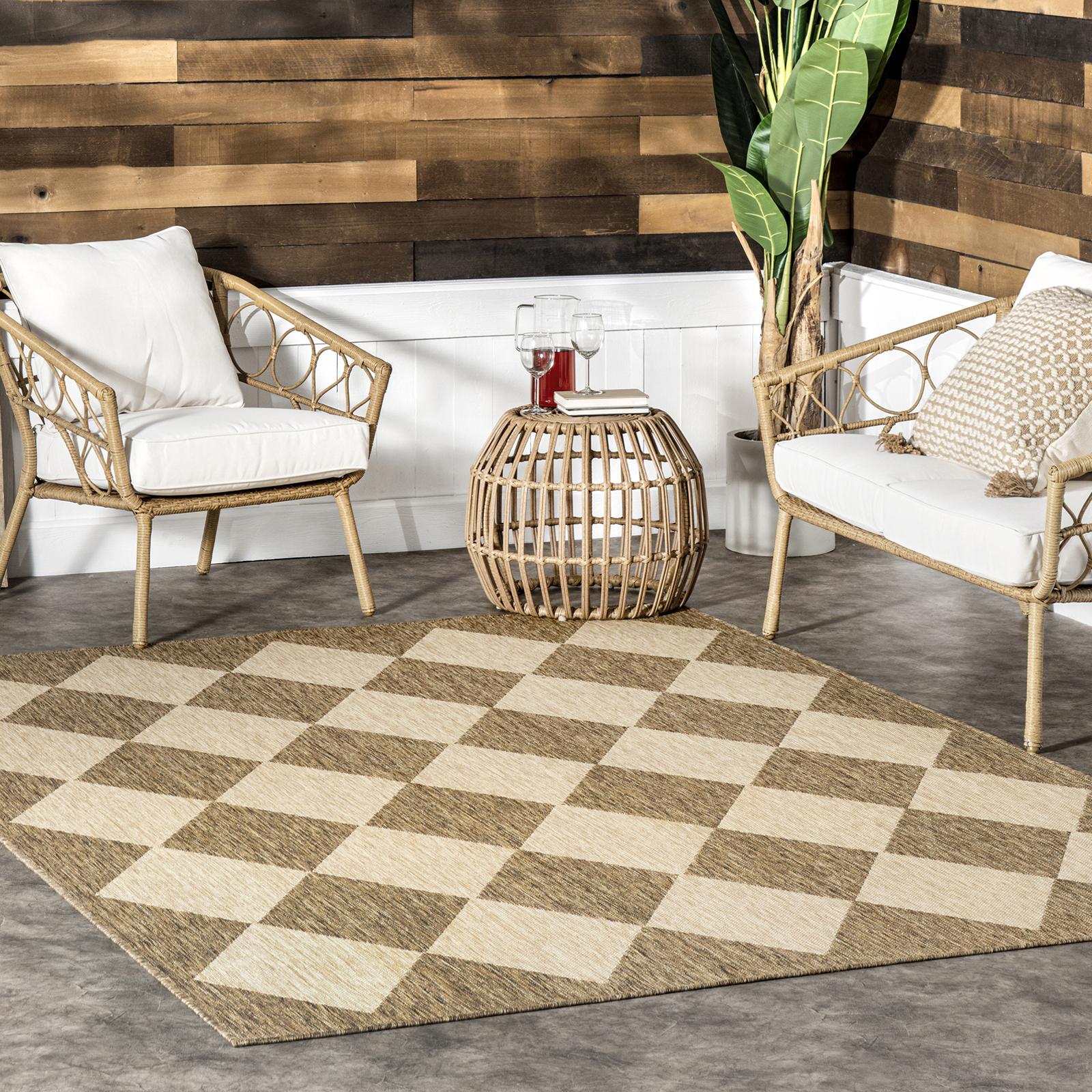 nuLOOM Rugs, Sabina Diamond Trellis Indoor/Outdoor Area Rug | Zola