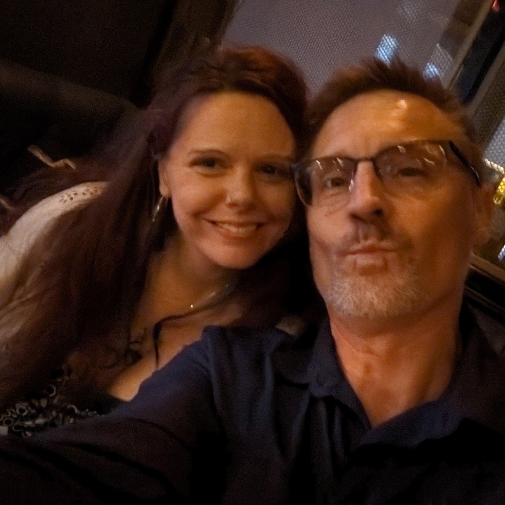 Somewhere on a date. April 2024