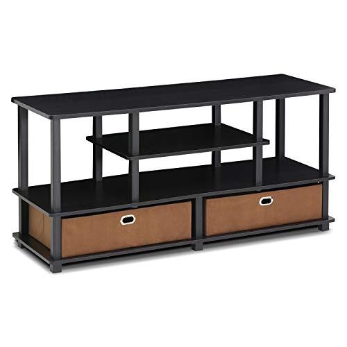 FURINNO JAYA Large Stand for up to 50-Inch TV, Black