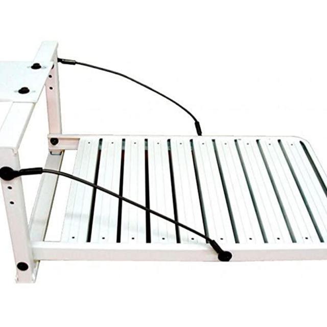 Great Day Load-A-Pup 14x20in Robust Safety Pet Loading Platform - for The Boating Dog - Off-White Powder-Coated Finish - Intended for Use in Fresh Water, LP500