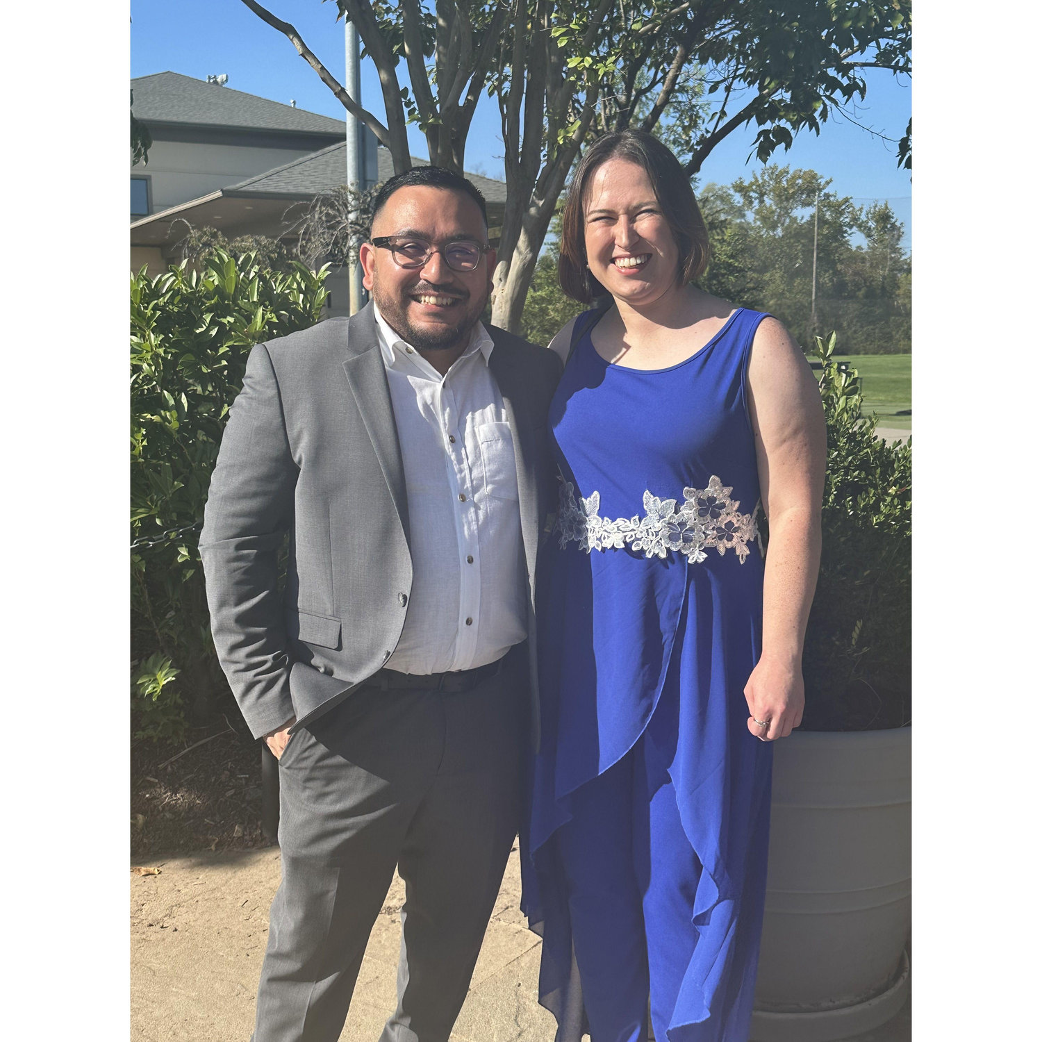 Celebrating Nicole and Wes's wedding.