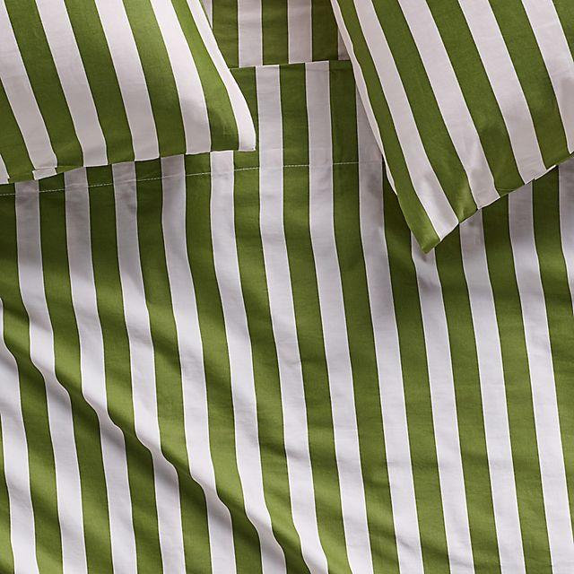 The Organic Cotton Sateen Printed Sheet Set by Maeve