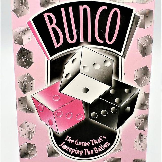 CARDINAL INDUSTRIES, Bunco Social Dice Game Complete Set,pink & black