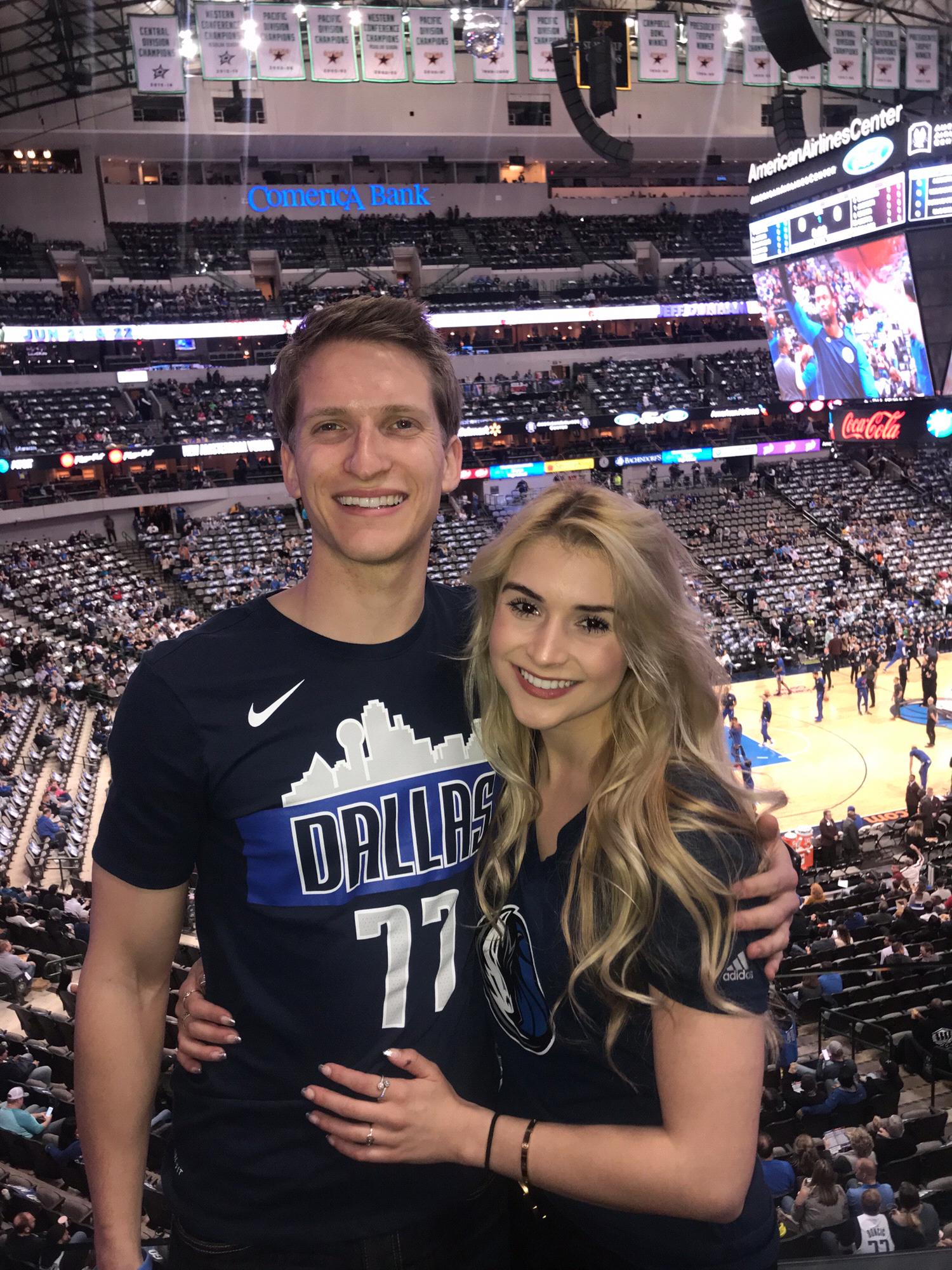 Go MAVS!!! This was 6 Months in when we told each other we dearly loved one another.