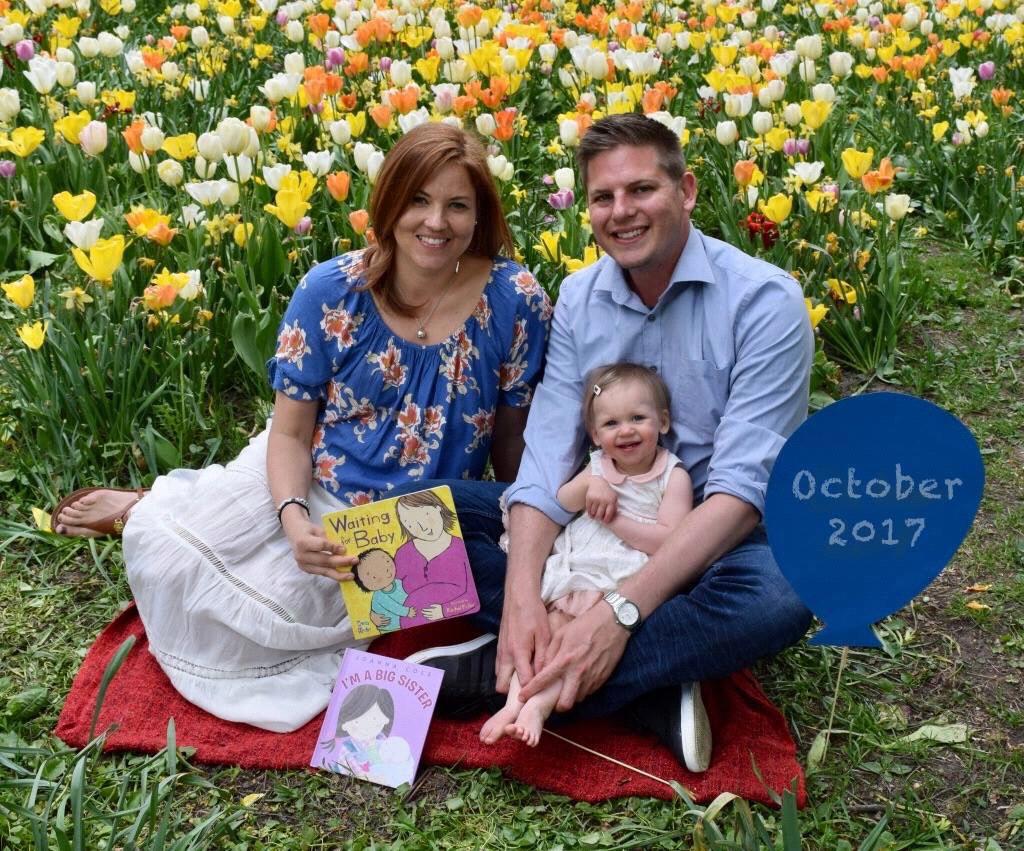 Pregnancy announcement for Elliot