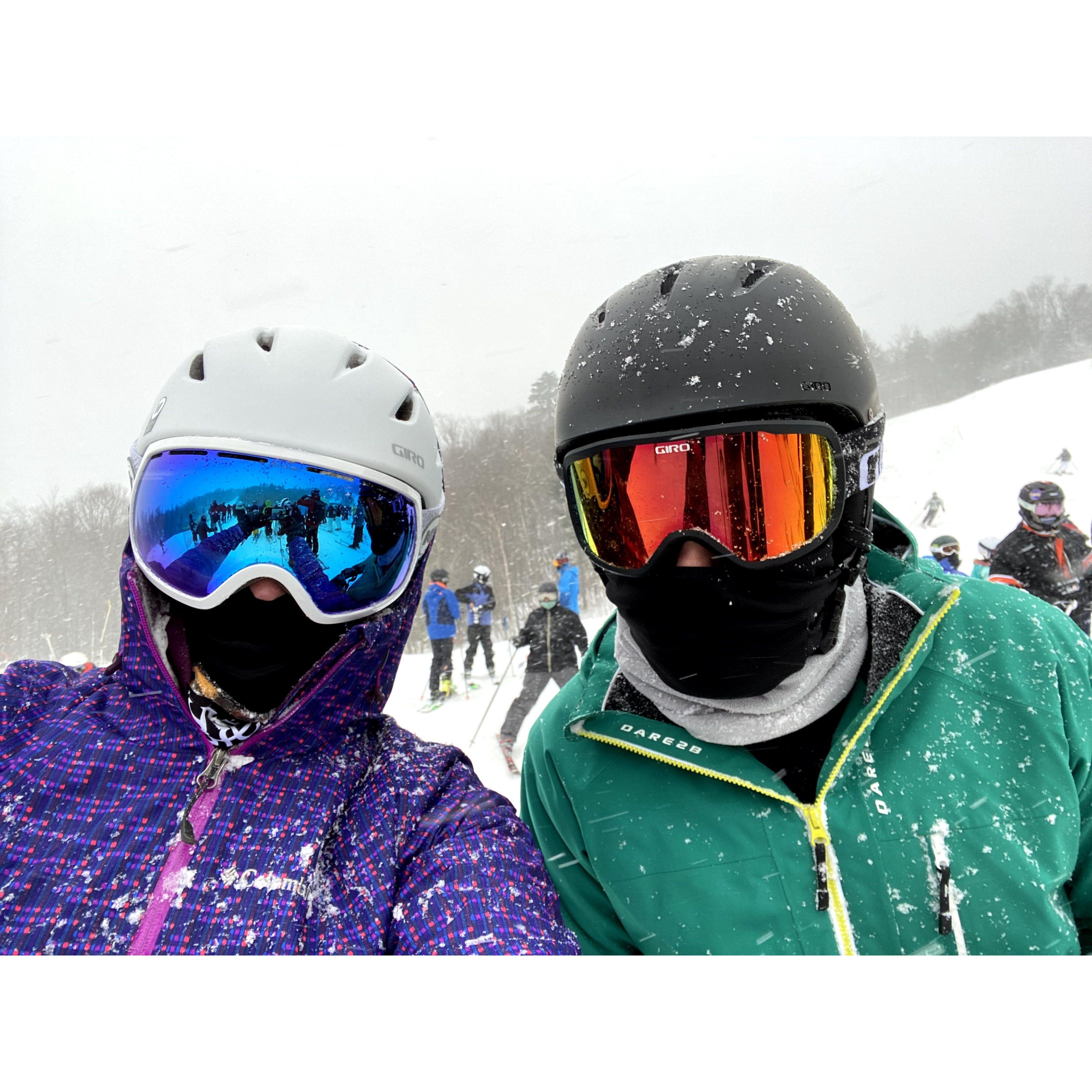 DEC. 2020 - Covid skiing at Stratton Mt. 