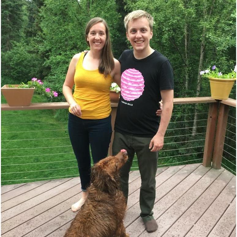 Hanging out with Bailey in Anchorage