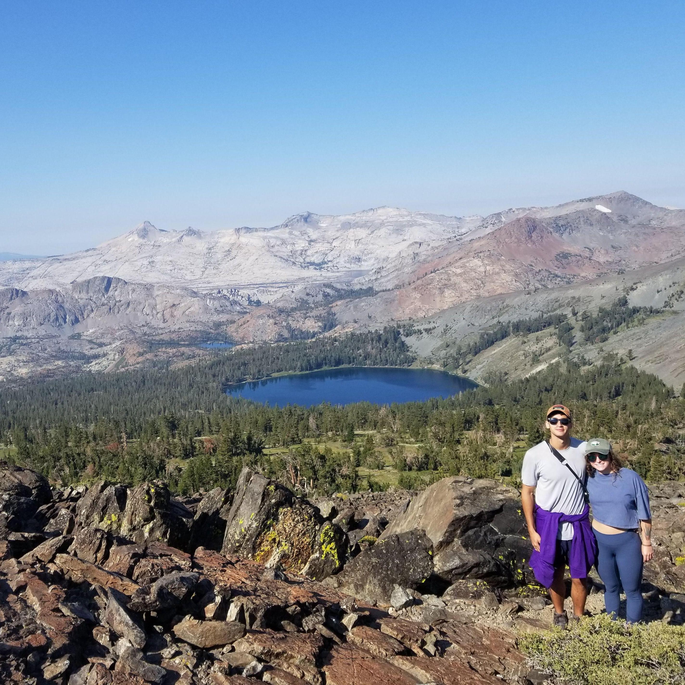 Backpacking near Lake Tahoe