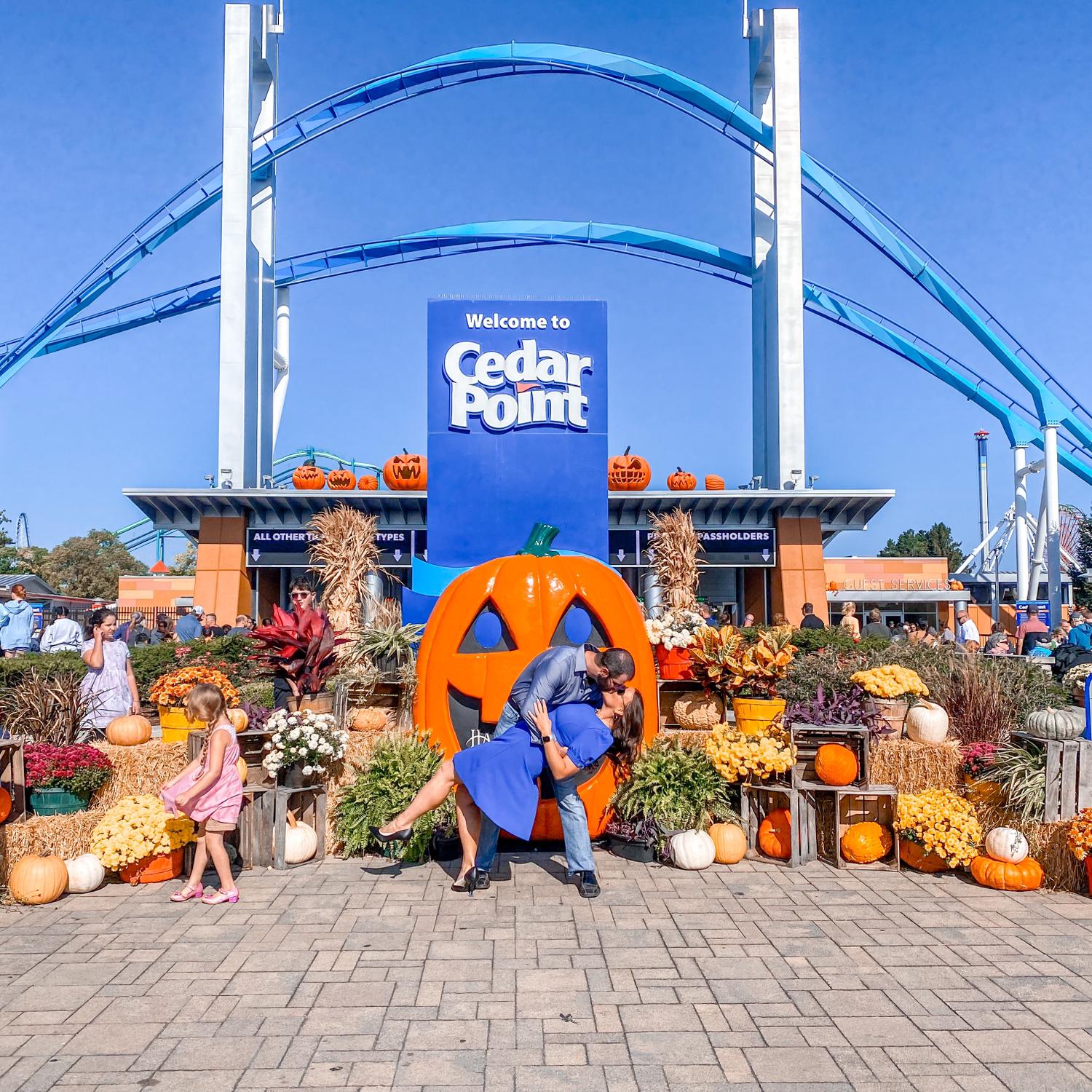 Greg (finally) proposed to Jeanne at Cedar Point on Friday, September 22, 2023