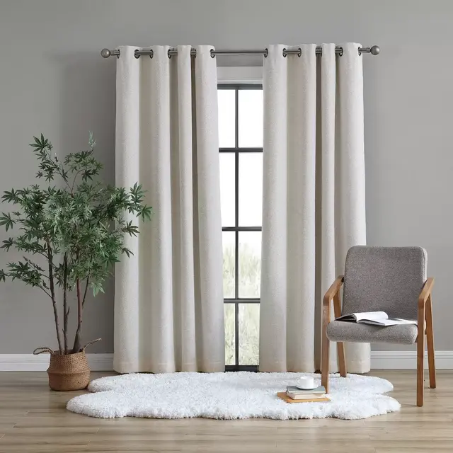 UGG® Tessa 84-Inch Grommet 100% Blackout Window Curtain Panel in Birch
