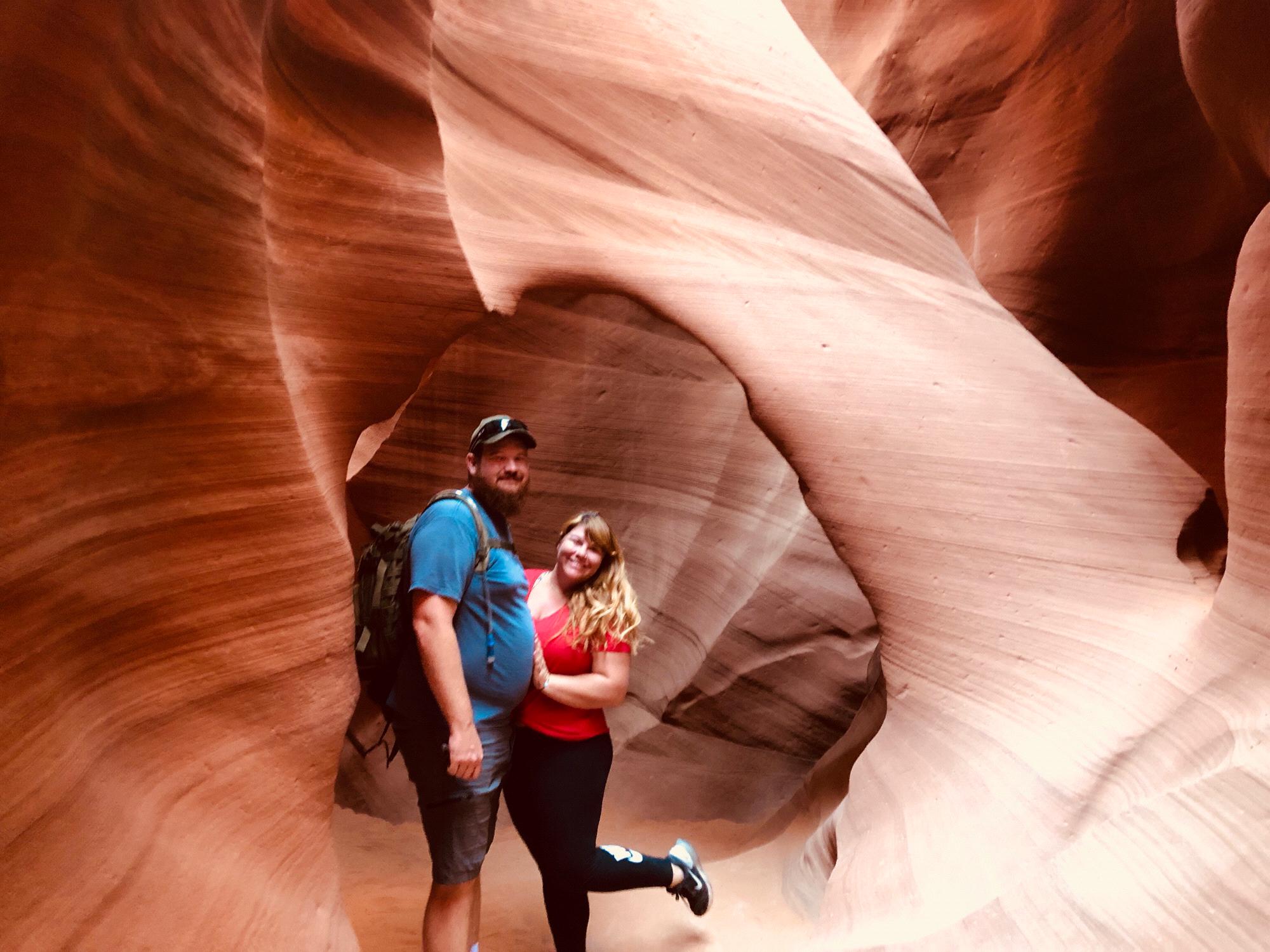 Antelope canyon is dreamy