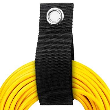  6 Inch Length Reusable Hook and Loop Cable Ties ，Strong  &Microfiber fastening cloth, Adjustable Fastener Cable Strap Hook and Loop Cord  Ties : Electronics