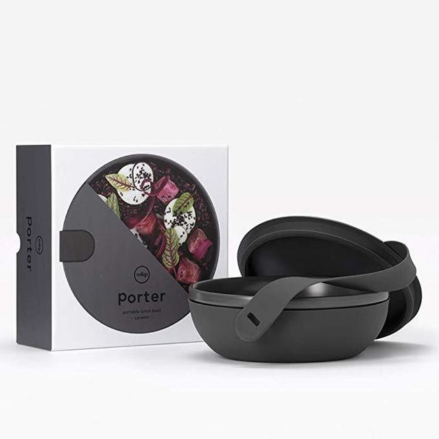 W&P Ceramic Porter Bowl Lunch Container, Charcoal