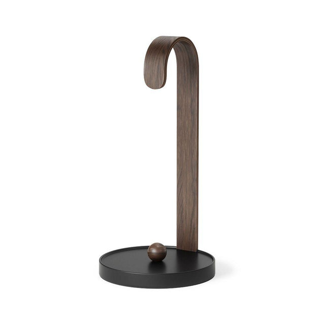 Bellwood Paper Towel Holder, Black & Walnut