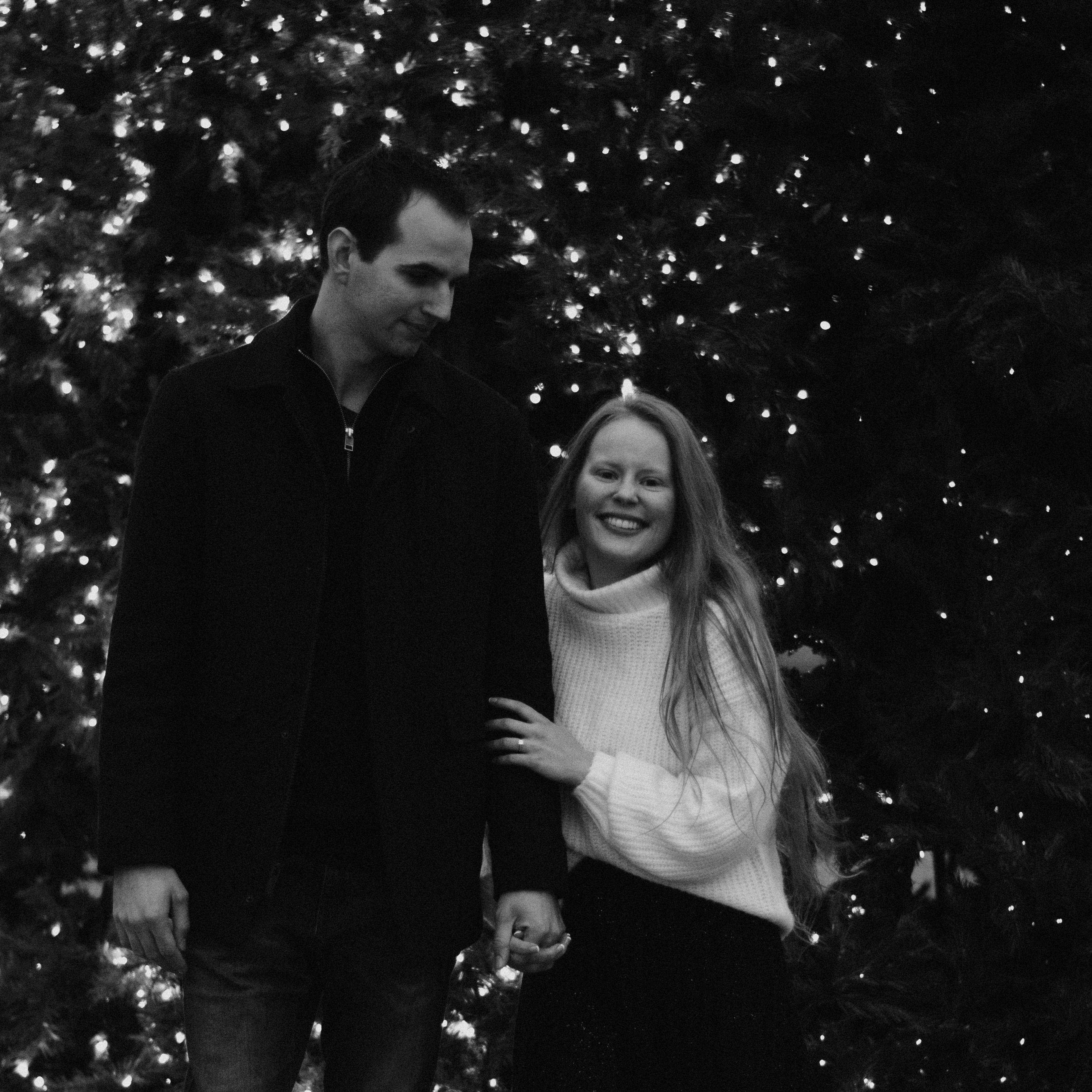 He first said "I love you" at a romantic picnic date at Friendship Park in Battle Creek. It didn't take long for Bethany to say it back later that day!