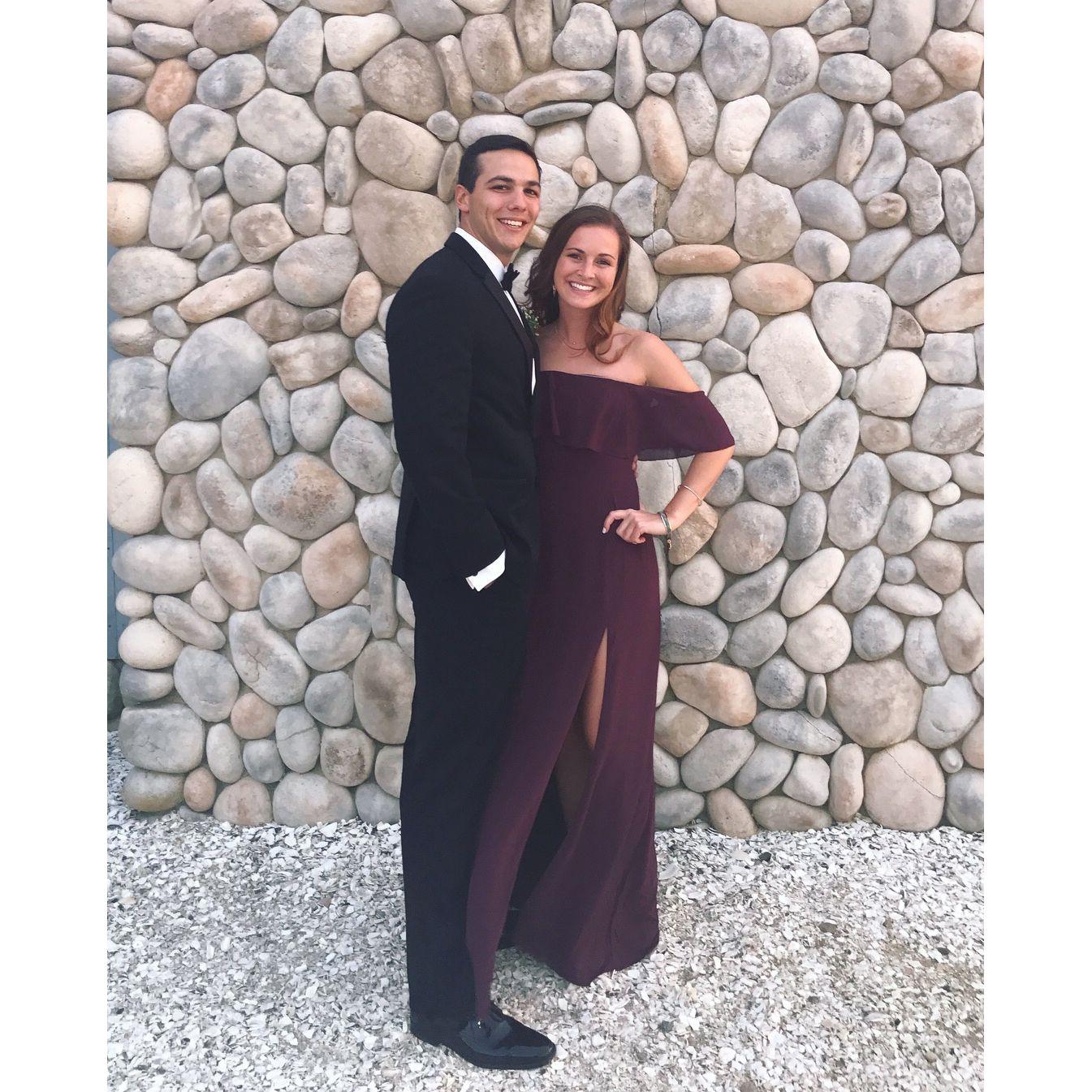 Two months into dating we went to Matt & Cat's wedding!