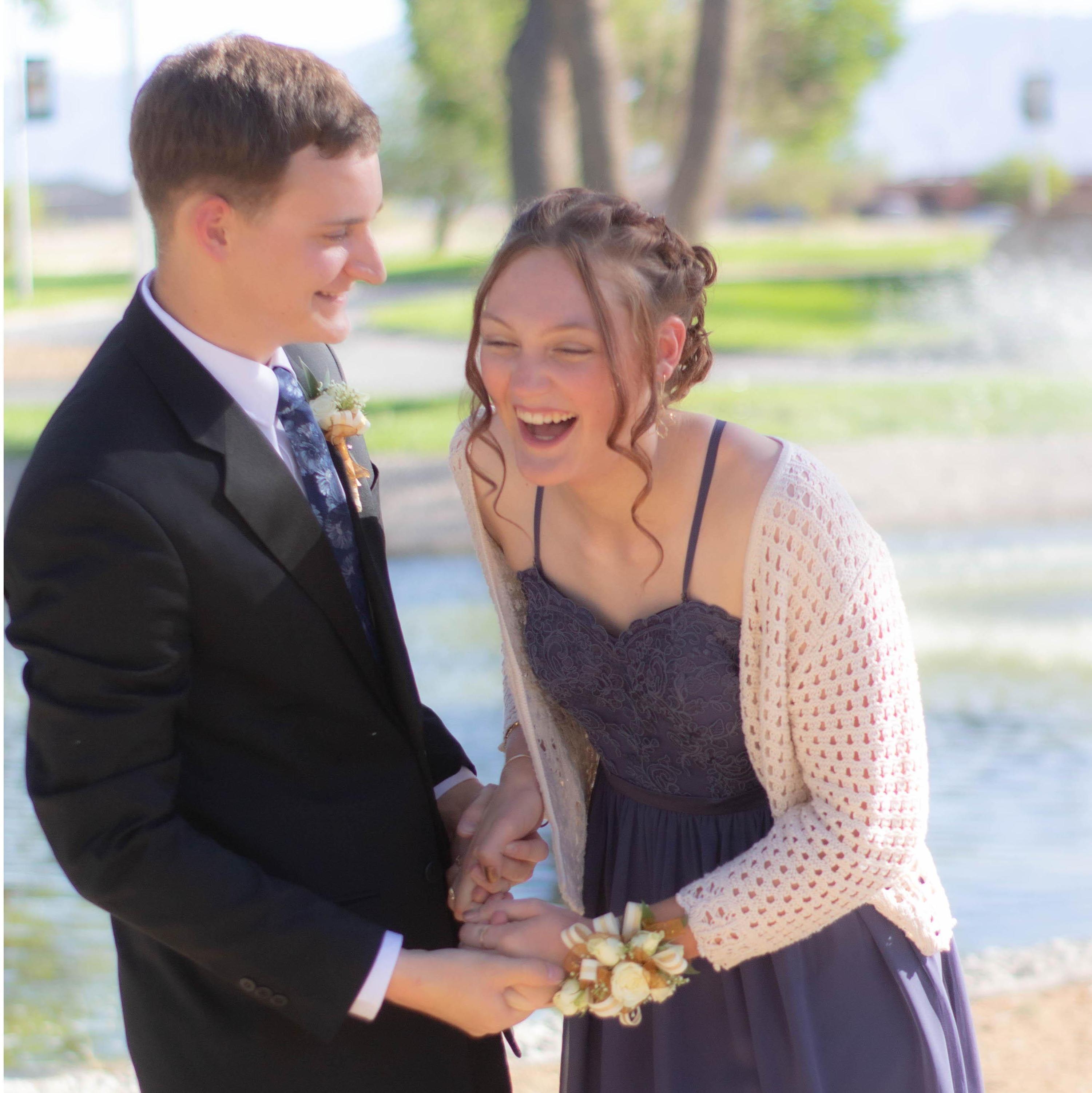 Our first prom!