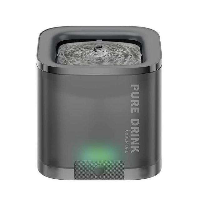 PETKIT Cat Water Fountain, 63oz/1.85L Pet Water Fountain for Cats and Small Dogs, Super Quiet Hygienic Auto Power-Off Cat Water Dispenser with Filter, Dual Working Mode, Smart LED Light