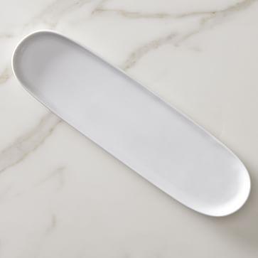 Organic Oval Platter, White, Each