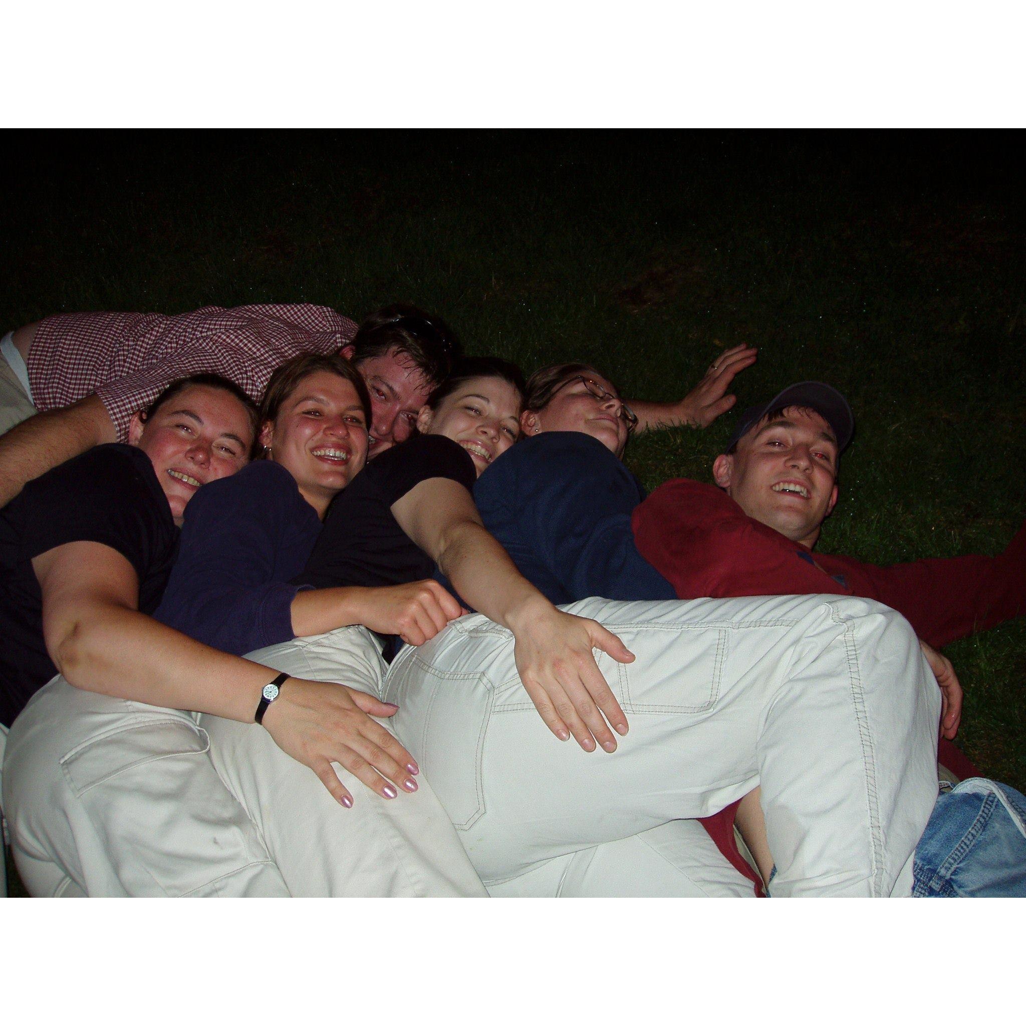 Crazy Quarterdeck nights the first summer we met.