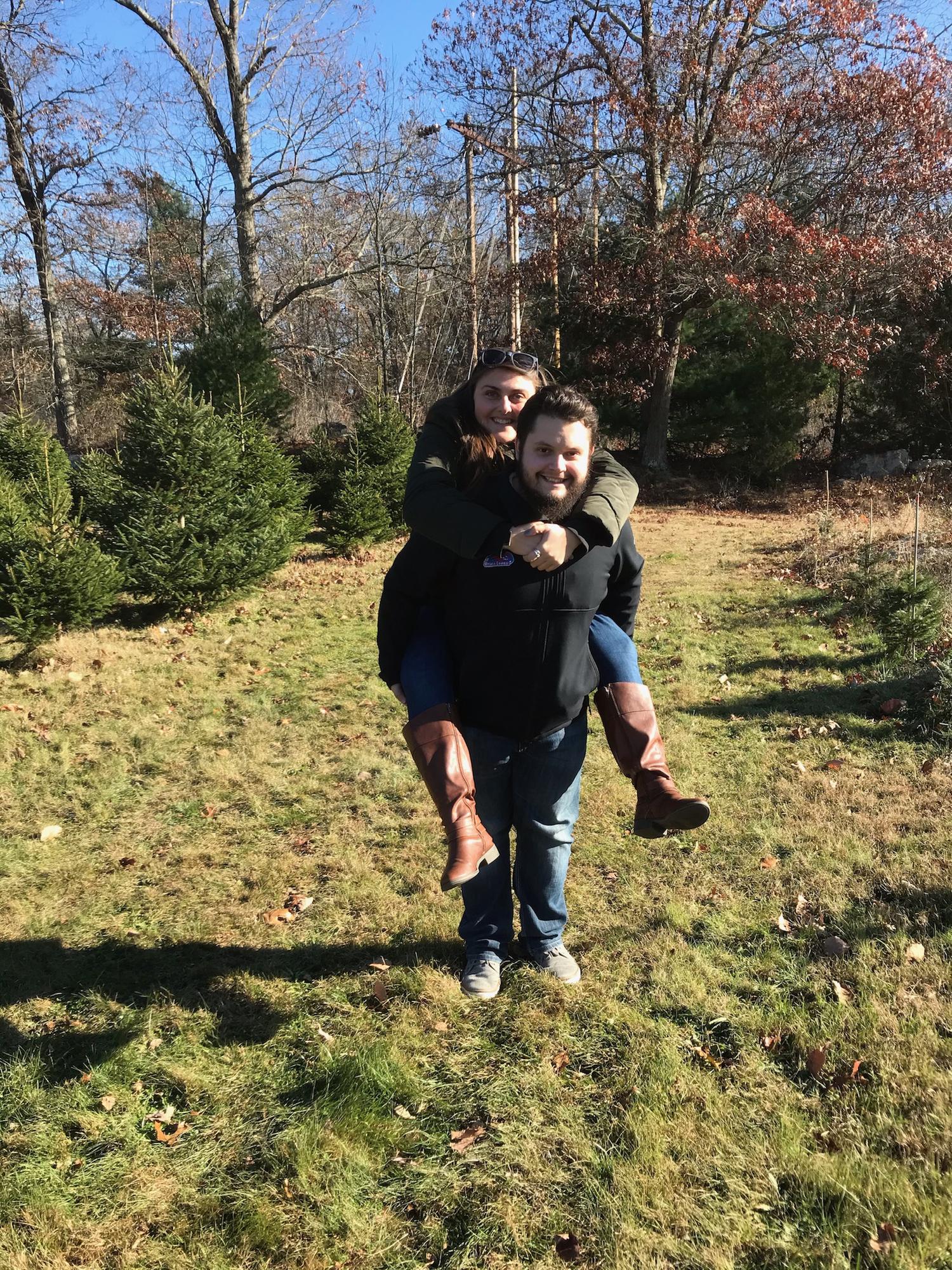 First time picking a Christmas tree 2019