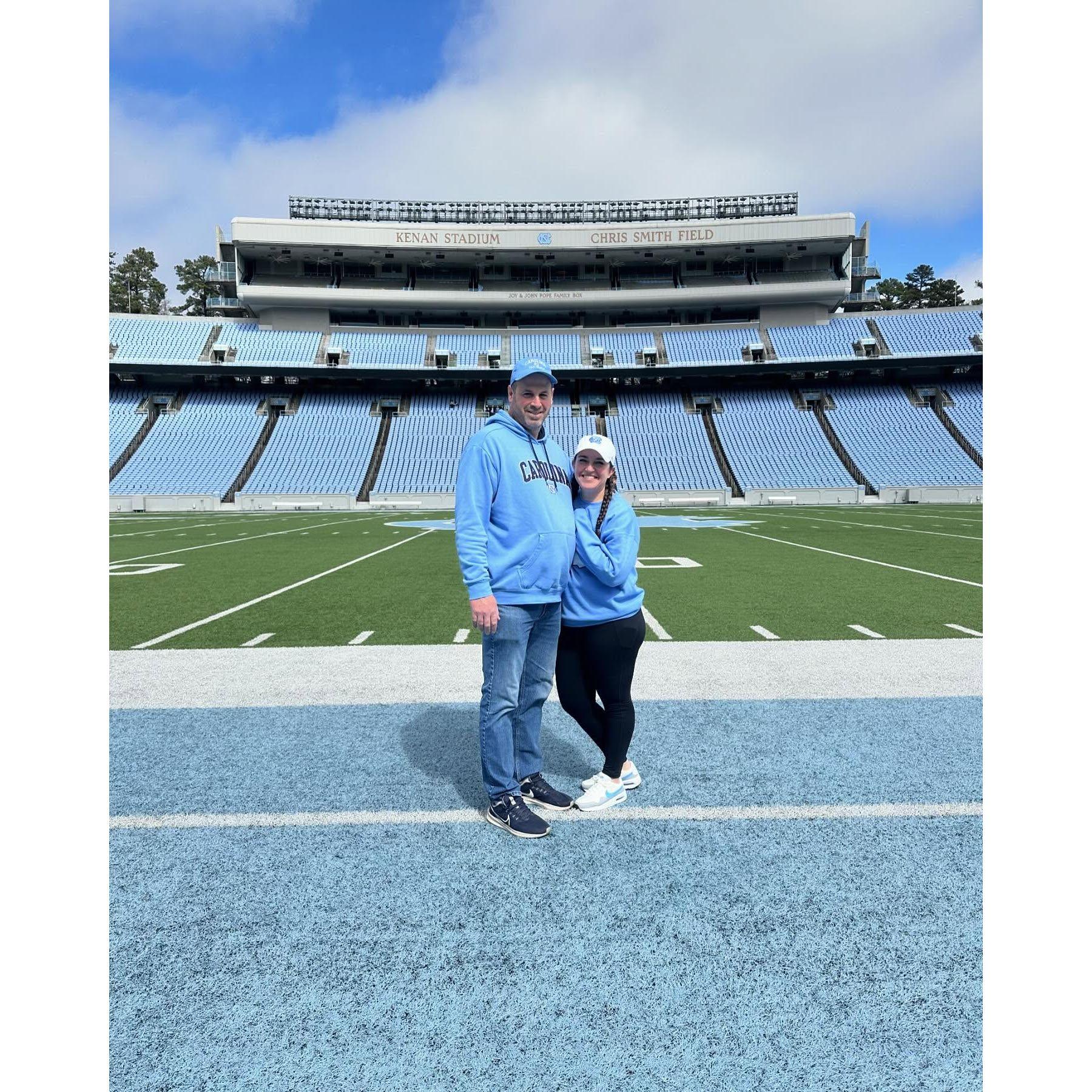 Our first visit to Chapel Hill - Go Heels!
