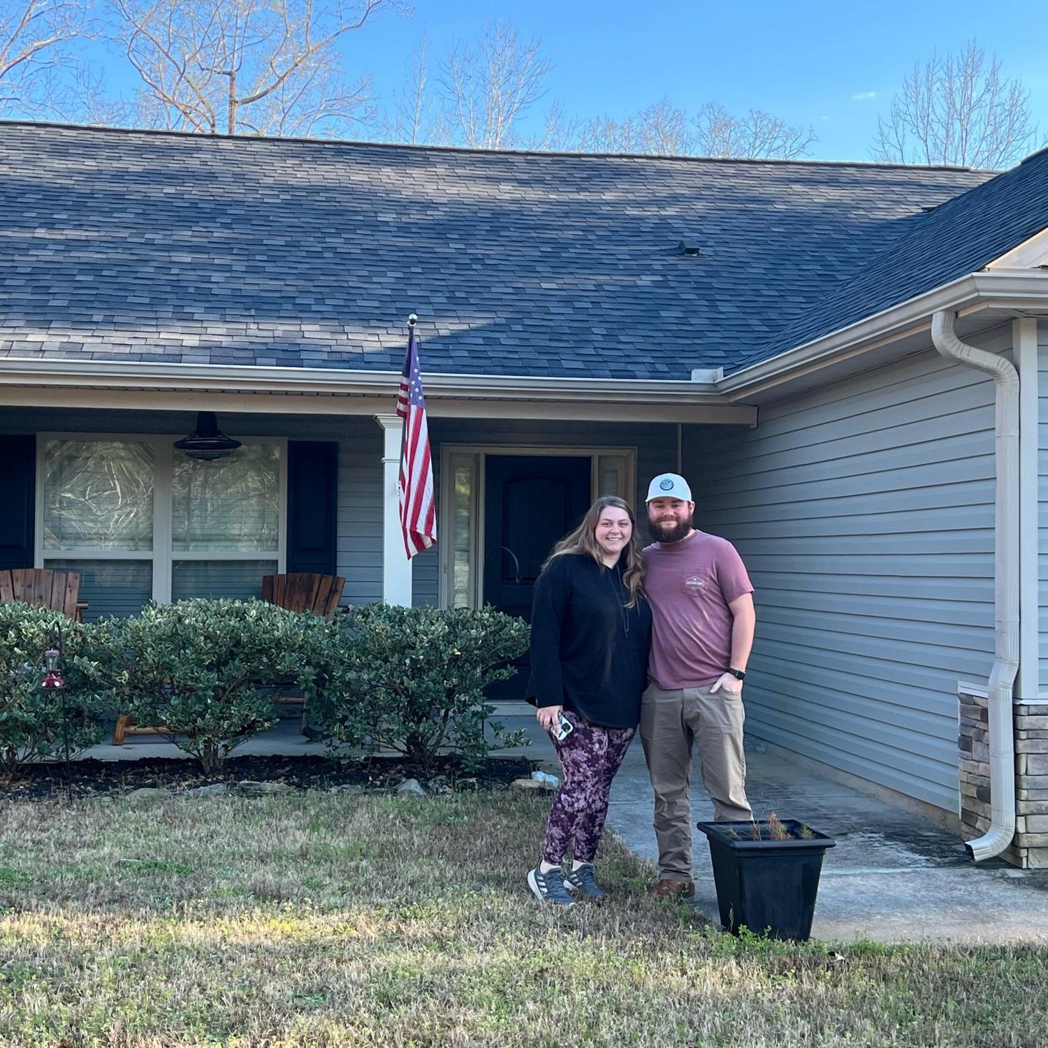 Saying yes to purchasing our home!