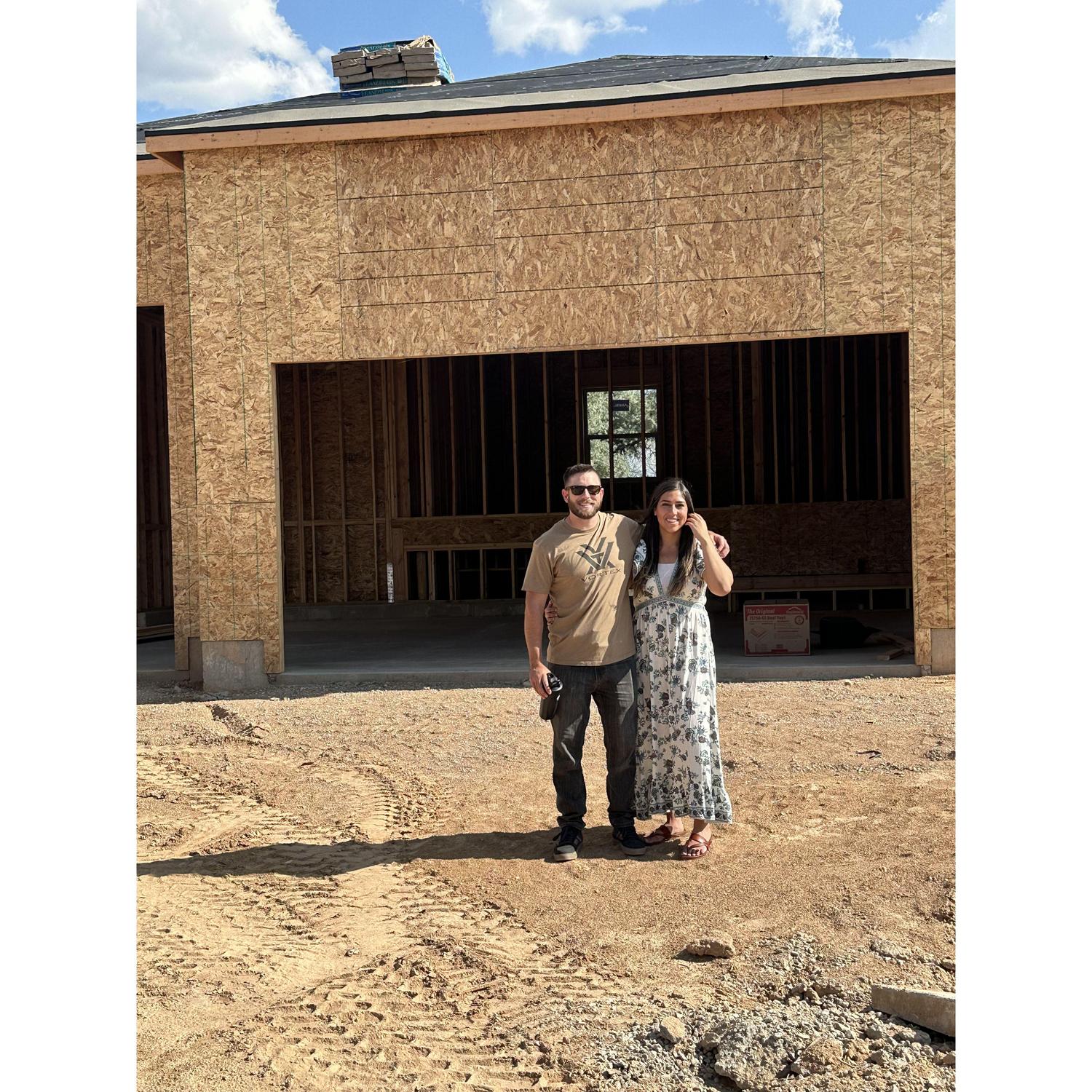 Our home under construction