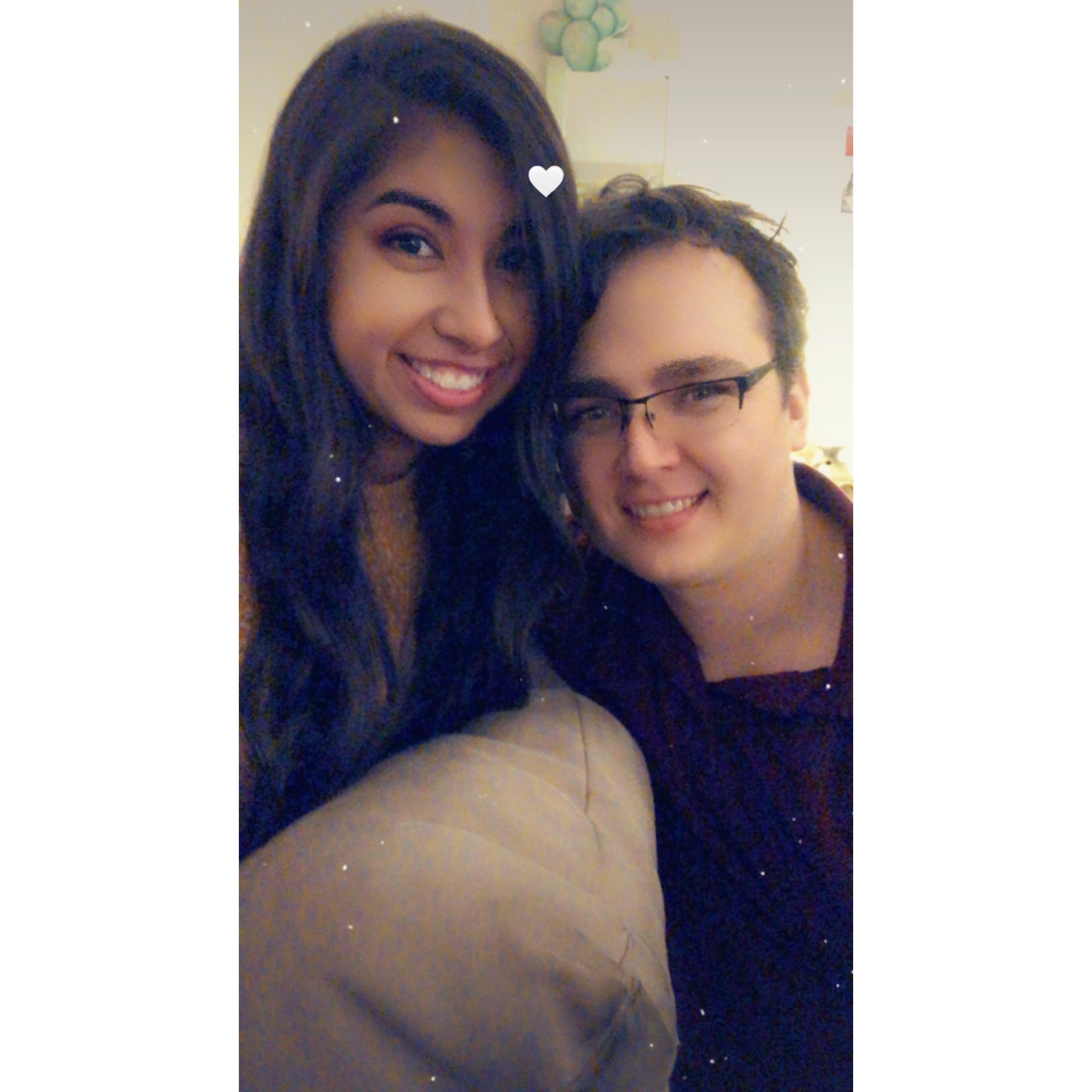 The first Thanksgiving our families spent together!