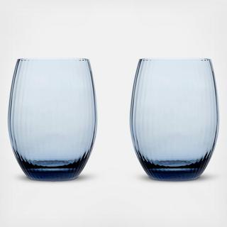 Quinn Optic Tumbler, Set of 2