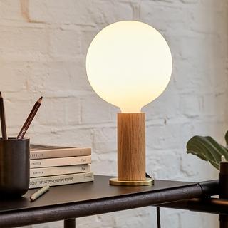 Knuckle Table Lamp with Sphere IV Bulb