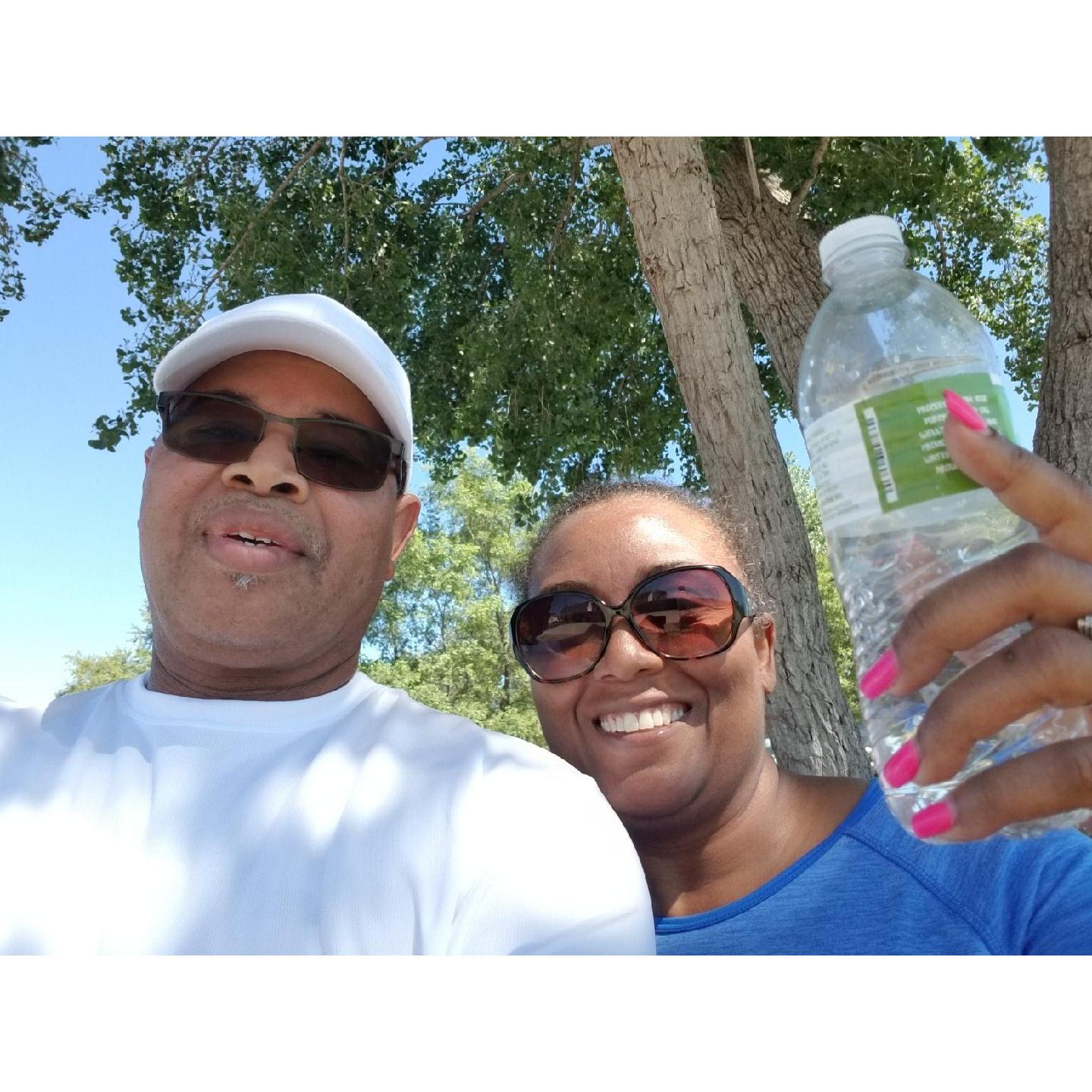 River walk Summer 2018. 6 miles round trip!