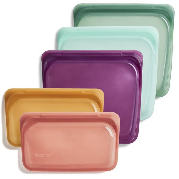 Stasher reusable silicone Mojave mixed bag set