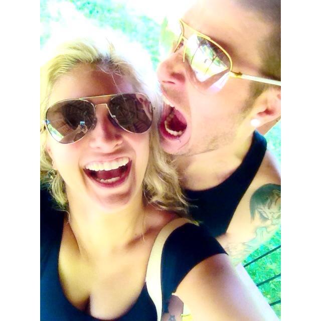 Where it all began. Love at first... 'fake scream' picture